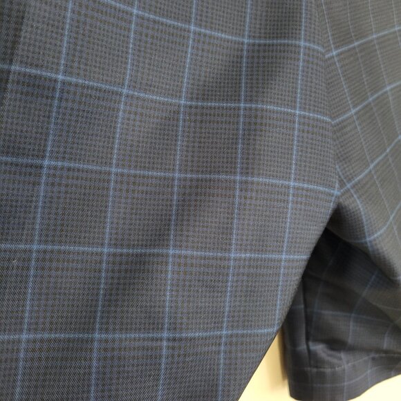 Greg Norman Collection Blue Plaid Men's Hybrid Shorts - Picture 15 of 15